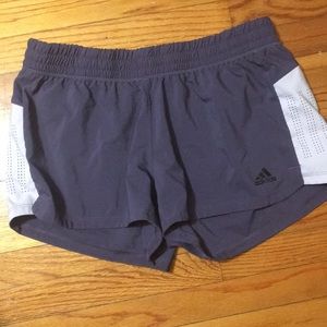 NWOT purple adidas athletic shorts
